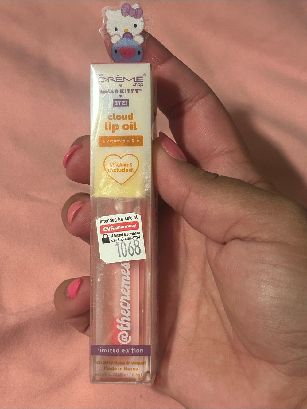 The Crème Shop By Hello Kitty Limited Edition Cloud Lip Oil